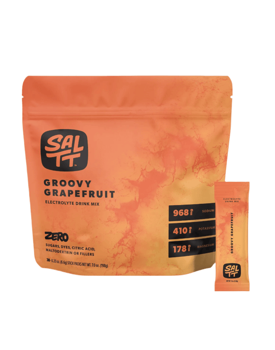Groovy Grapefruit Electrolyte Drink Mix - 30 Sticks - SALTT