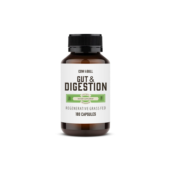 Gut & Digestion Capsules - Regenerative Grass Fed - 180 Capsules - Yo Keto