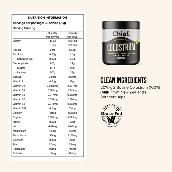 Gut Health Colostrum Powder - 90g