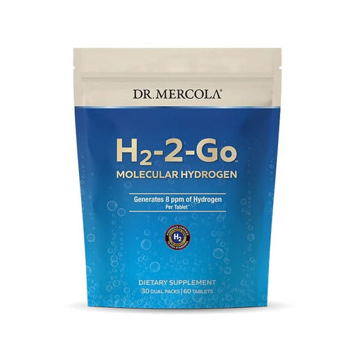 H2 - 2 - Go Molecular Hydrogen - 80 mg - 60 Tablets - Dr. Mercola