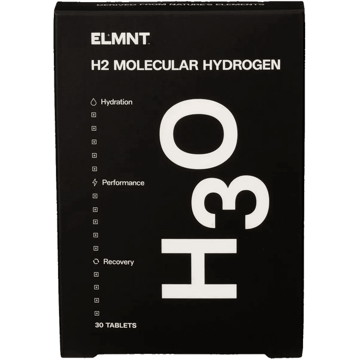 H2 Molecular Hydrogen Water Tablets Natural - 30pk