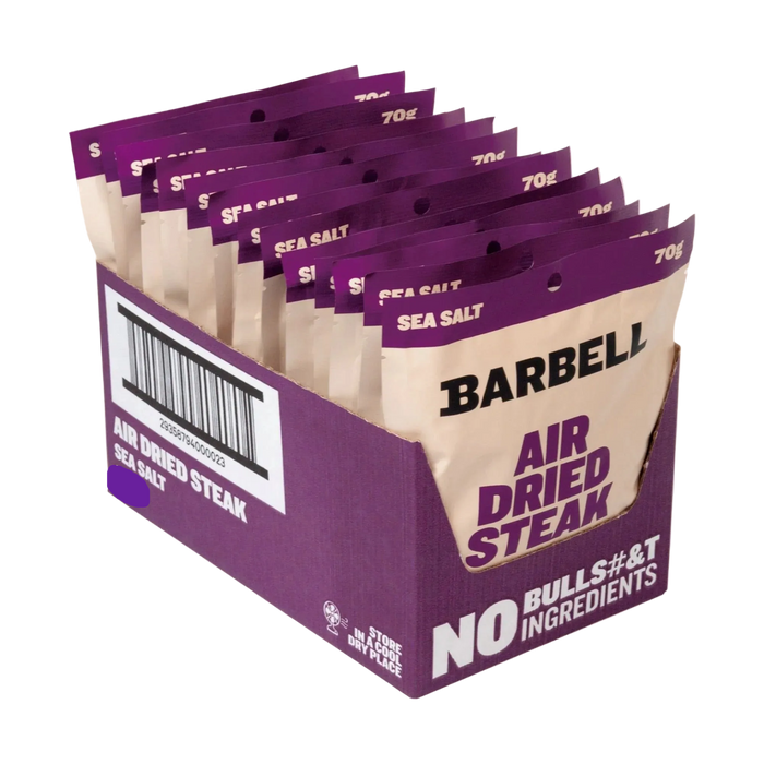 Air Dried Steak - Sea Salt - 70g x 12