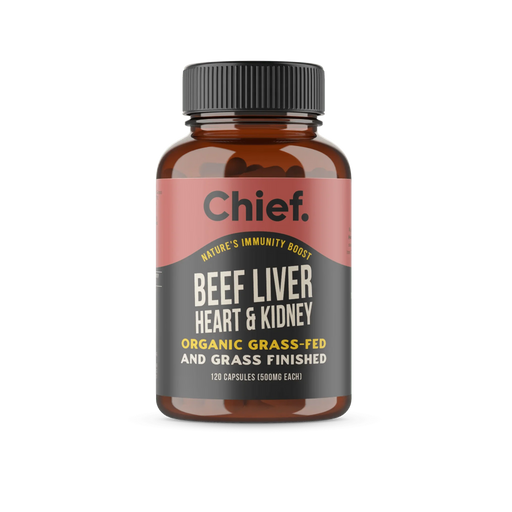 Immunity Boost - Organic Beef Liver, Heart & Kidney - 120 caps - Yo Keto