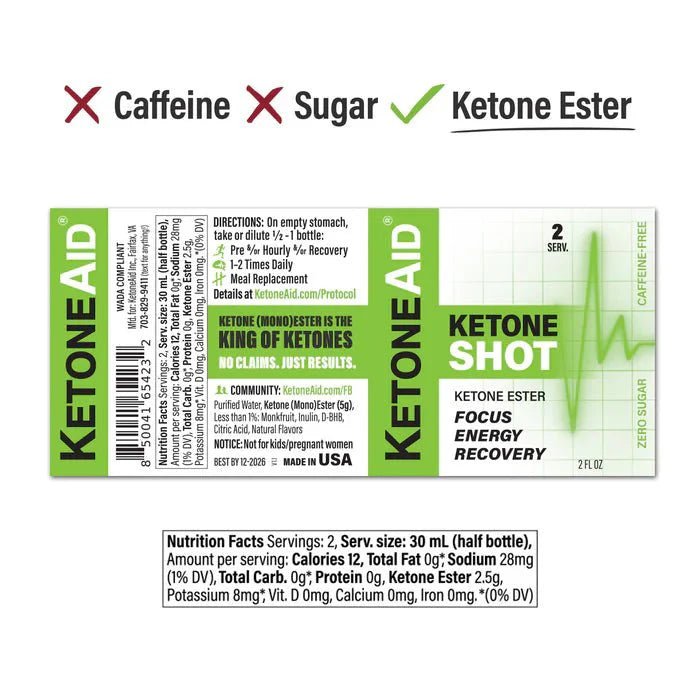Ketone Shot 60ml - Ketoneaid