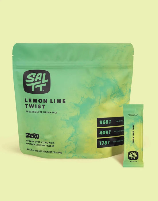 Lemon Lime Twist Electrolyte Drink Mix - 30 Sticks - SALTT