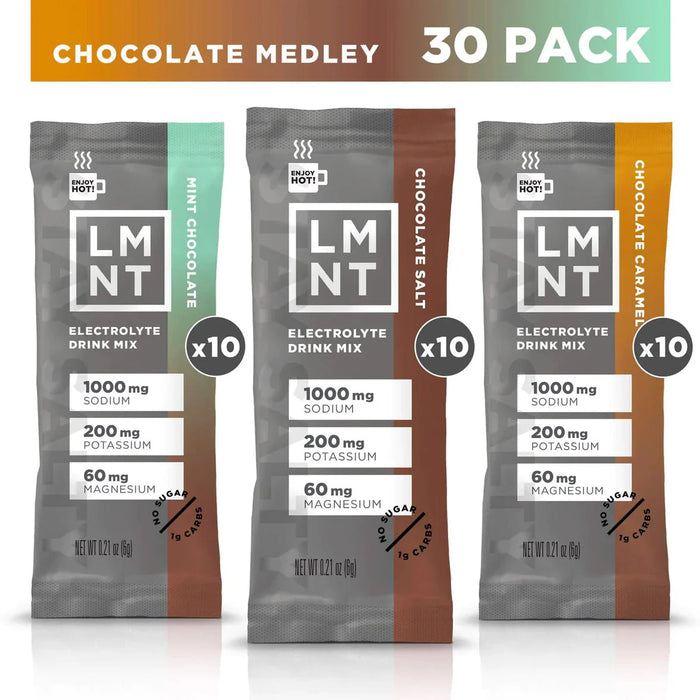 LMNT RECHARGE - Chocolate Medley Electrolyte Mix - Yo Keto