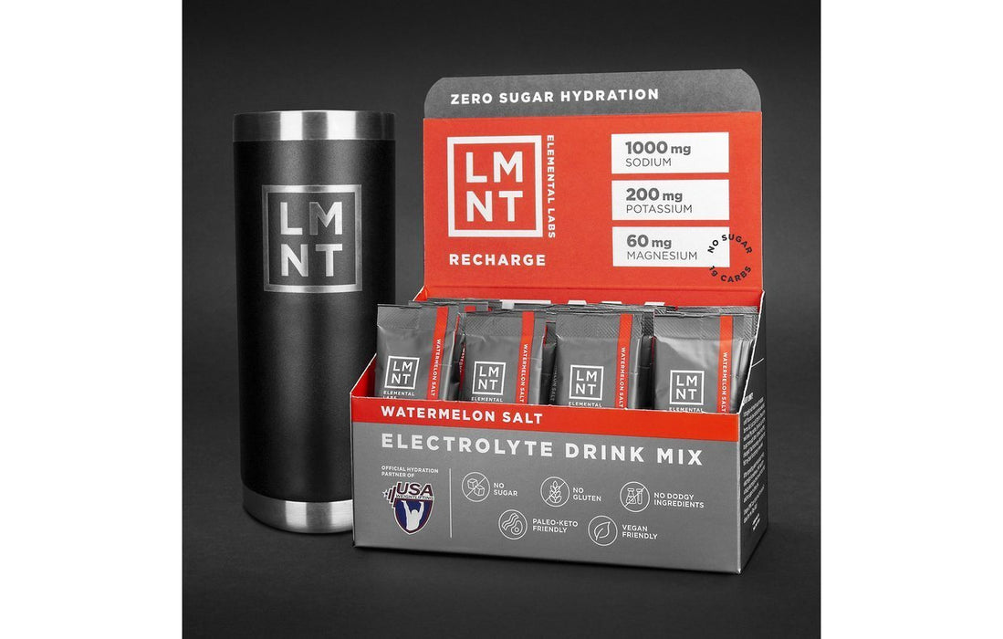 LMNT RECHARGE - Watermelon Salt Electrolyte Mix - Yo Keto