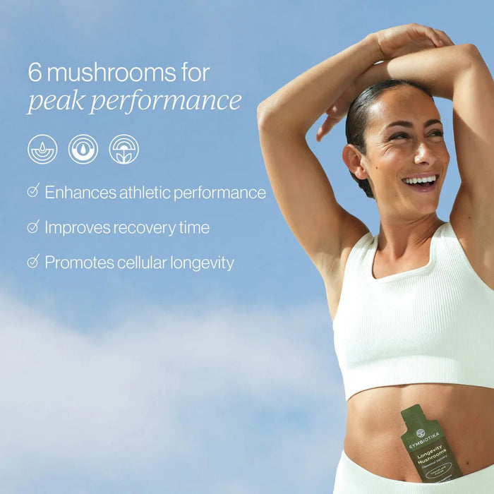 Longevity Mushrooms - 30 Pouches - CYMBIOTIKA