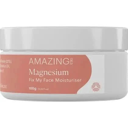 Magnesium Fix My Face Moisturiser - 100g - Amazing Oils