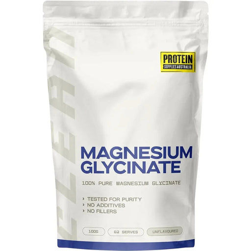Magnesium Glycinate - 100% Pure - 100g - Protein Supplies Australia
