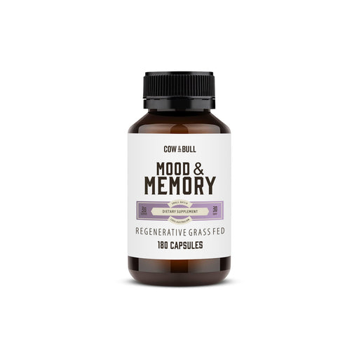 Mood & Memory Capsules - Regenerative Grass Fed - 180 Capsules - Yo Keto