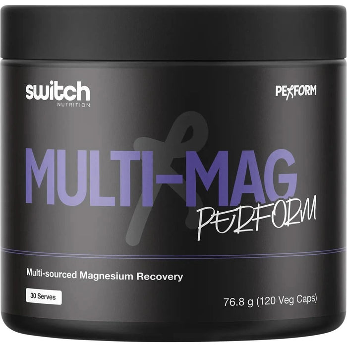 Multi - Mag Perform - Multi - Sourced Magnesium Recovery - 120 capsules - Switch Nutrition