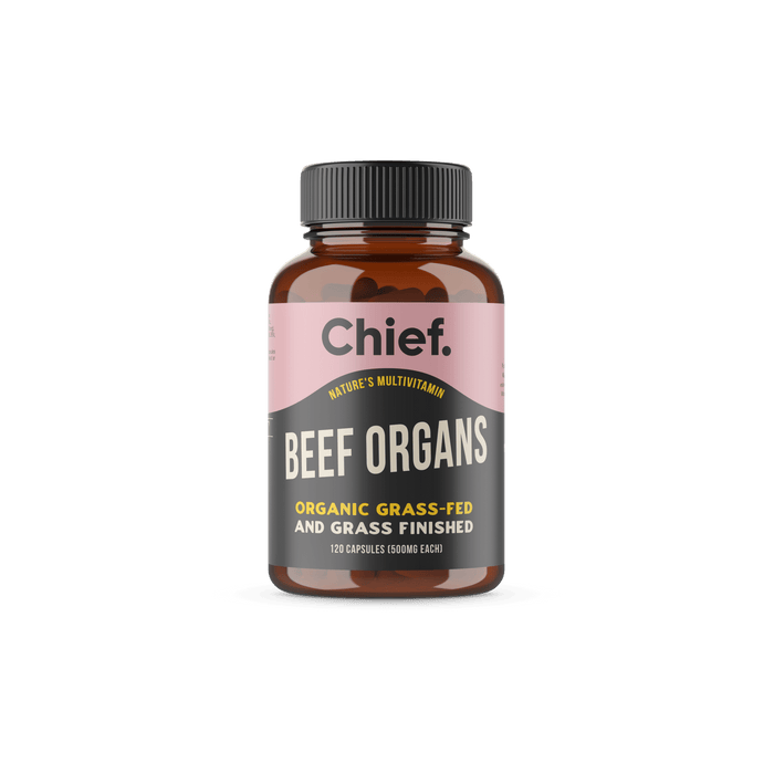 Multivitamin - Organic Beef Organs - 120 Capsules