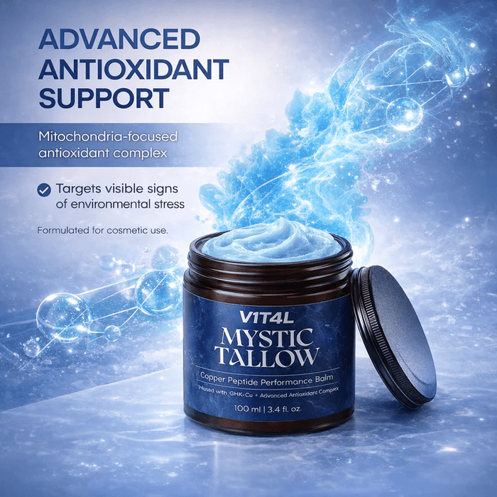 Mystic Tallow Balm - Blue Lotus - Methylene Blue and GHK-Cu Infused - 100ml