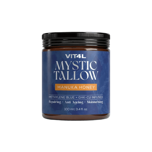 ghk-cu whipped tallow honey balm with methylene blue Nivexis Copper Peptide for Face & Body, 2 Oz HealthyDerm Whipped Tallow Honey Balm