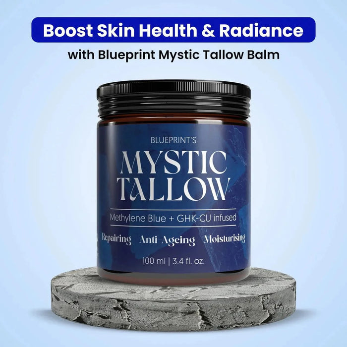 Mystic Tallow Balm - Methylene Blue and GHK - Cu Infused - 100ml - Blueprint Vitality
