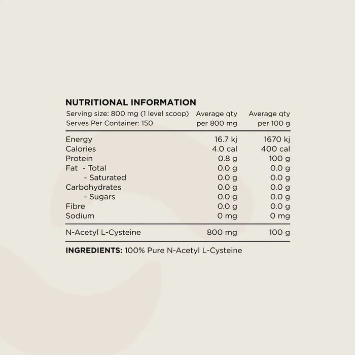 NAC - 100% N - Acetyl L - Cystine - 60 Caps - Switch Nutrition