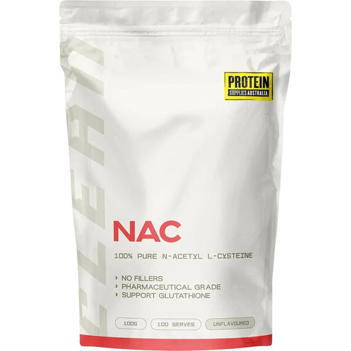 NAC - 100% Pure N - Acetyl L - Cysteine - 100g - Protein Supplies Australia