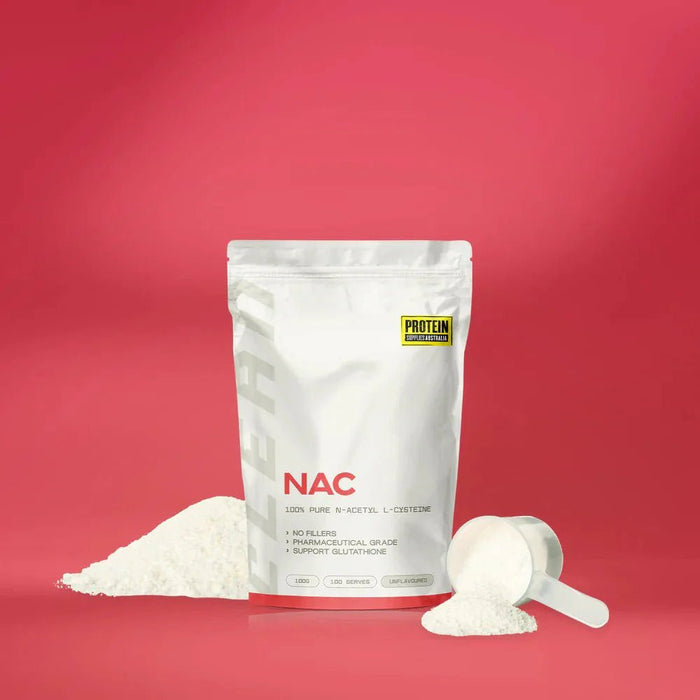 NAC - 100% Pure N - Acetyl L - Cysteine - 100g - Protein Supplies Australia