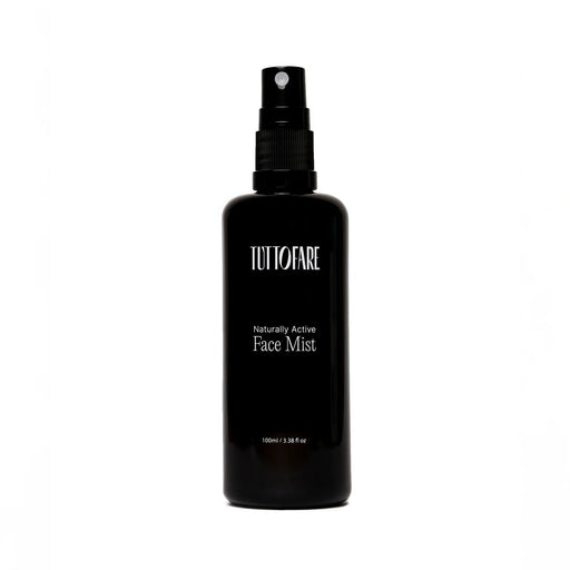 Tuttofare Naturally Active Face Mist - 100ml in sleek black spray bottle for skincare and body beauty collections.