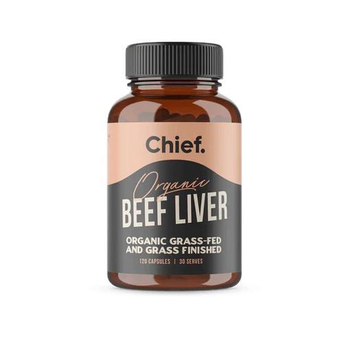 Organic Grass-fed Beef Liver - 180 Capsules