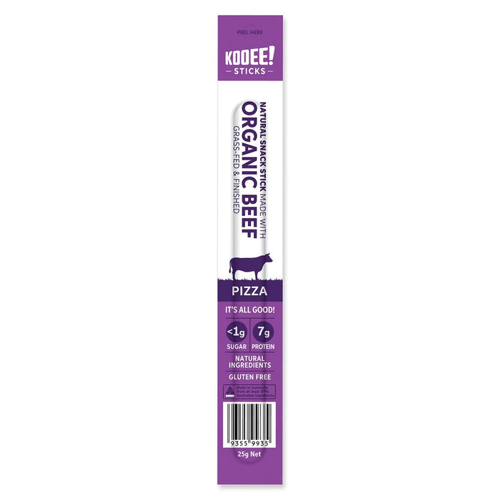 Organic Beef Stick - Pizza - Box of 20 - Yo Keto