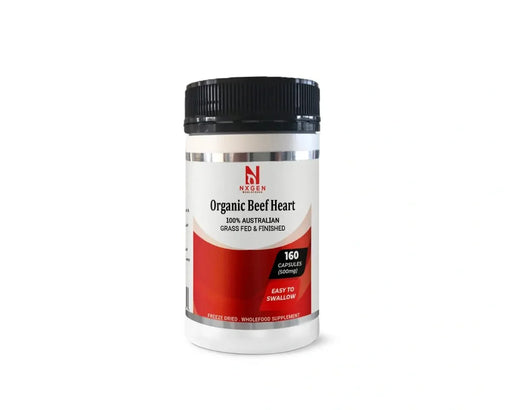 Organic Grass Fed Beef Heart Capsules - Yo Keto