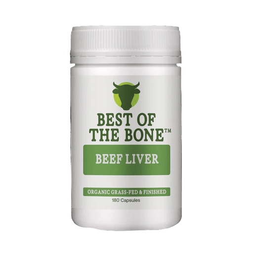 Organic Grass - fed Beef Liver - 180 Capsules - Yo Keto