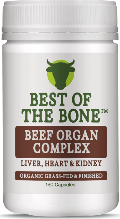 Organic Grass-fed Beef Organ Complex - 160 Capsules