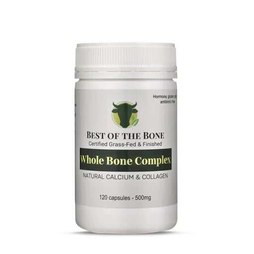 Organic Grass-fed Whole Bone Complex - 120 Capsules - Yo Keto