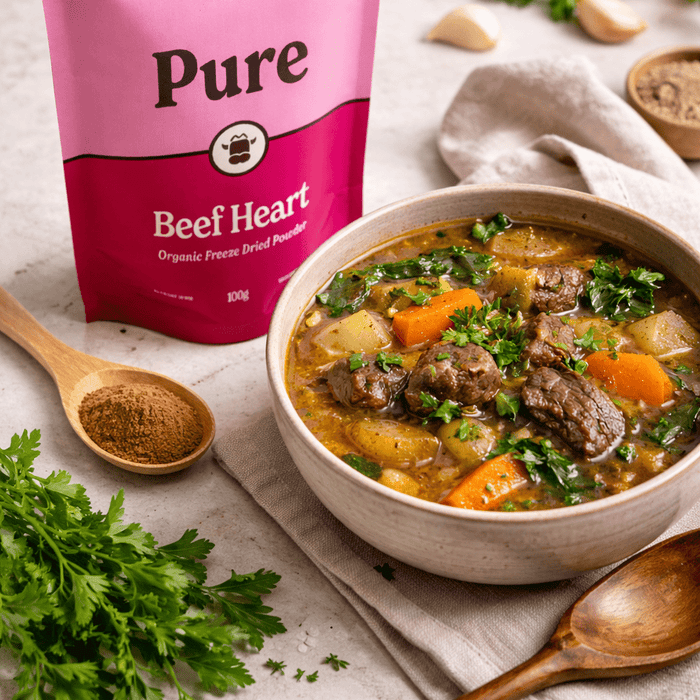 Organic Pure Freeze Dried Beef Heart Powder - 100g - Carnivore Store