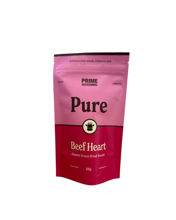 Organic Pure Freeze Dried Beef Heart Powder - 100g - Carnivore Store