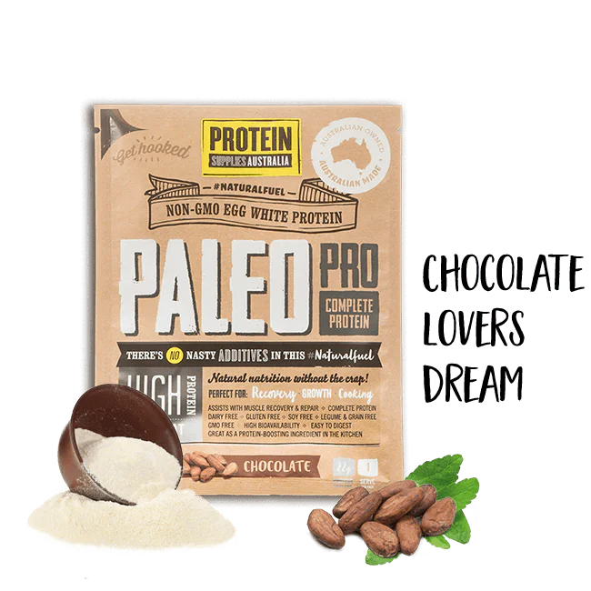 Paleo Pro Chocolate Egg White Protein - 400g - Yo Keto