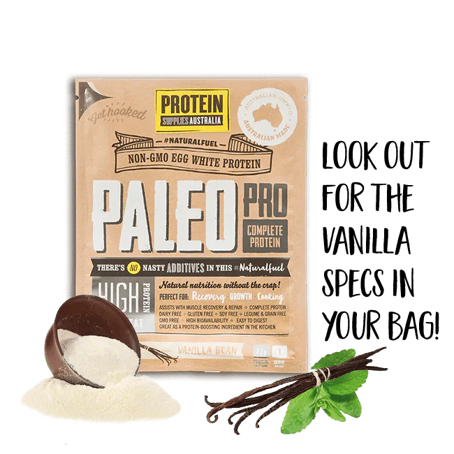 Paleo Pro Vanilla Bean Egg White Protein - 400g - Yo Keto