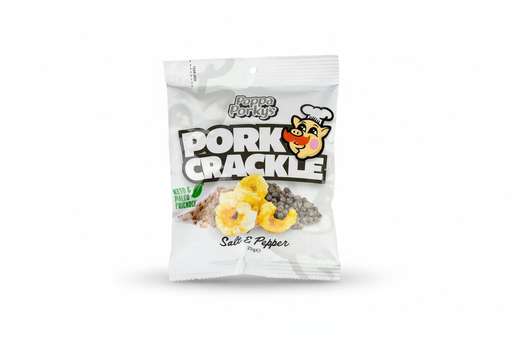 Pork Crackle - Salt & Pepper - 25g