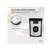Pure Potassium Chloride Powder - 100g by Orku in black resealable pouch with white powder on plate and bowl.