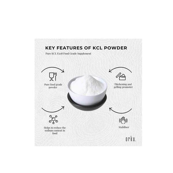 Pure Potassium Chloride Powder - 100g - Yo Keto