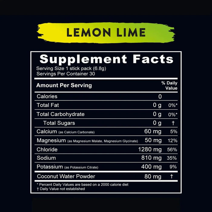 Re - Lyte Electrolyte Mix - Lemon Lime - Tub - 30 Serves - Carnivore Store