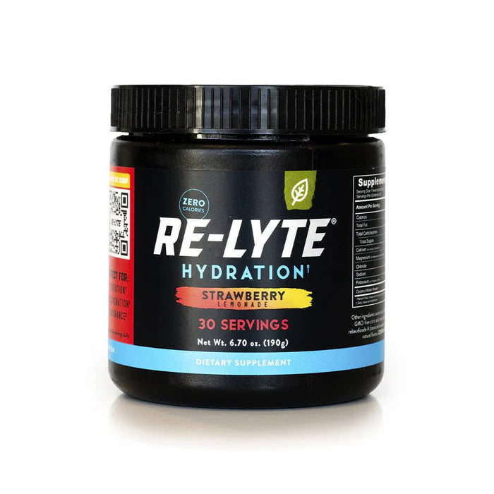 Re - Lyte Electrolyte Mix - Strawberry Lemonade - Tub - 30 Serves - Carnivore Store