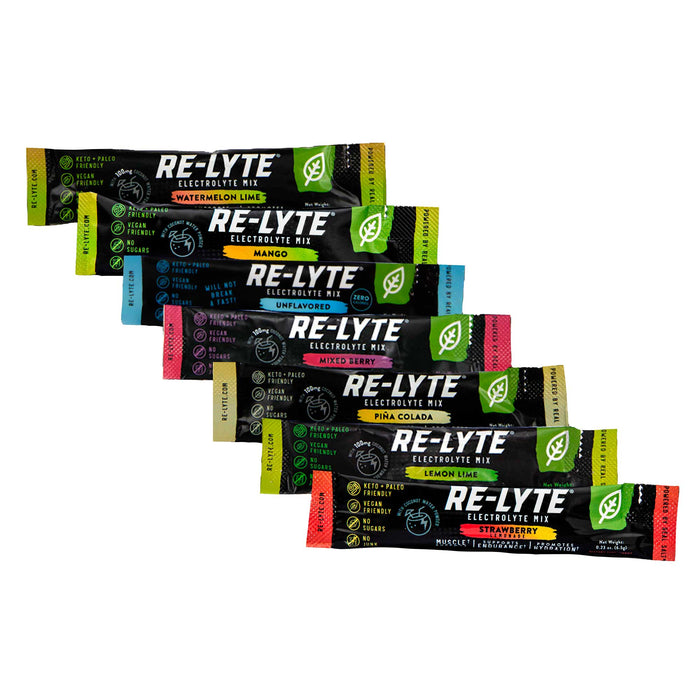 Re-Lyte® Electrolyte Mix Variety Pack (7 ct.) - Carnivore Store