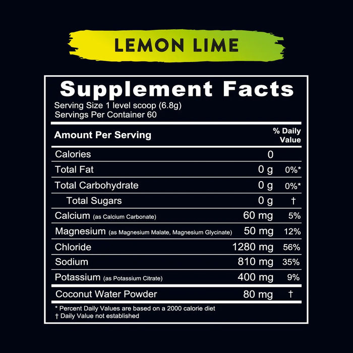 Re-Lyte Hydration - Lemon Lime - Tub - 60 Serves - Yo Keto