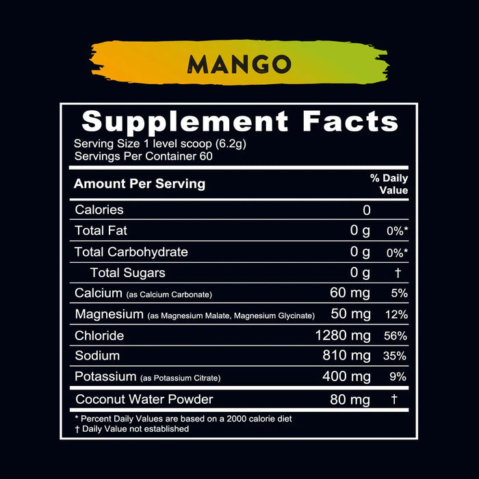 Re-Lyte Hydration - Mango - Tub - 60 Serves - Carnivore Store