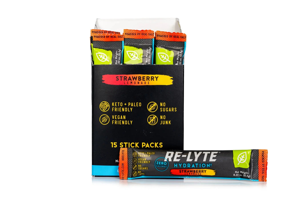 Re-Lyte Hydration - Strawberry Lemonade - Stick Packs x 15 - Carnivore Store