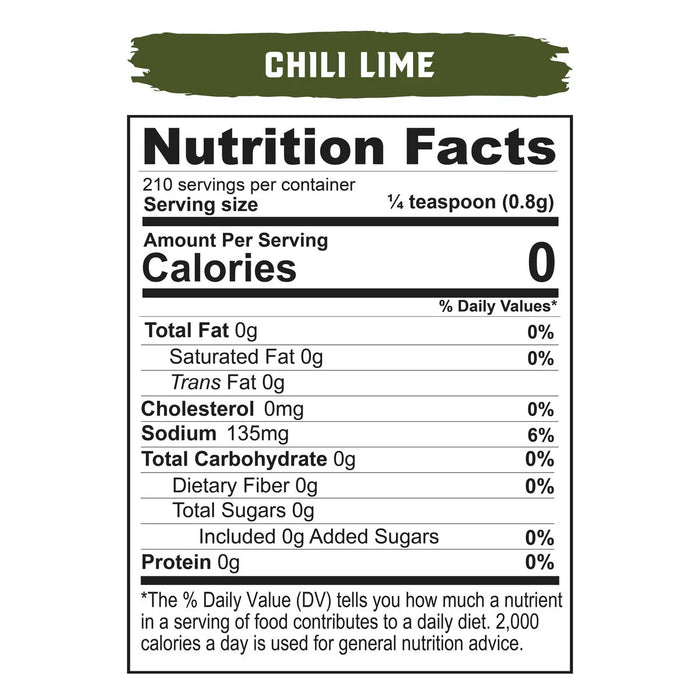 Real Salt Seasonings - Chili Lime Shaker - 168g - Yo Keto