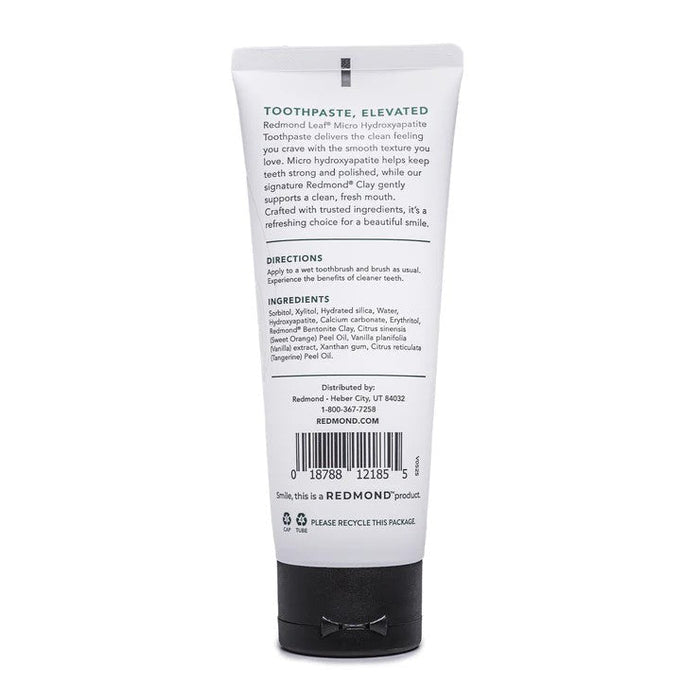 Redmond Leaf Toothpaste - Orange Vanilla - 113g