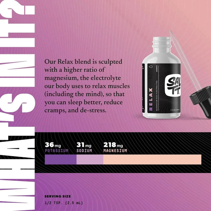 Relax - Magnesium Drops - 120ml - SALTT