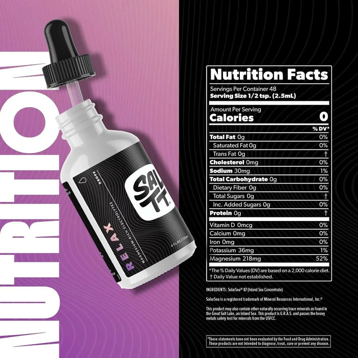 Relax - Magnesium Drops - 120ml - SALTT