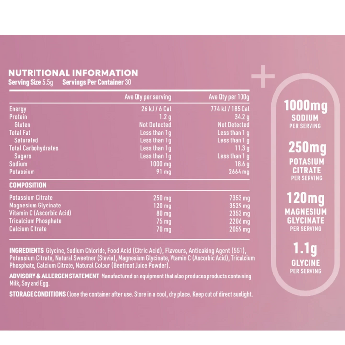 ReVitalise Electrolyte+ Drink - Salty Berry - 30 Serves - REVITALISE