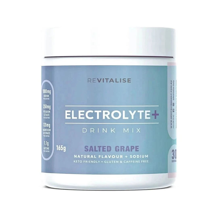 ReVitalise Electrolyte+ Drink - Salty Grape - 30 Serves - REVITALISE