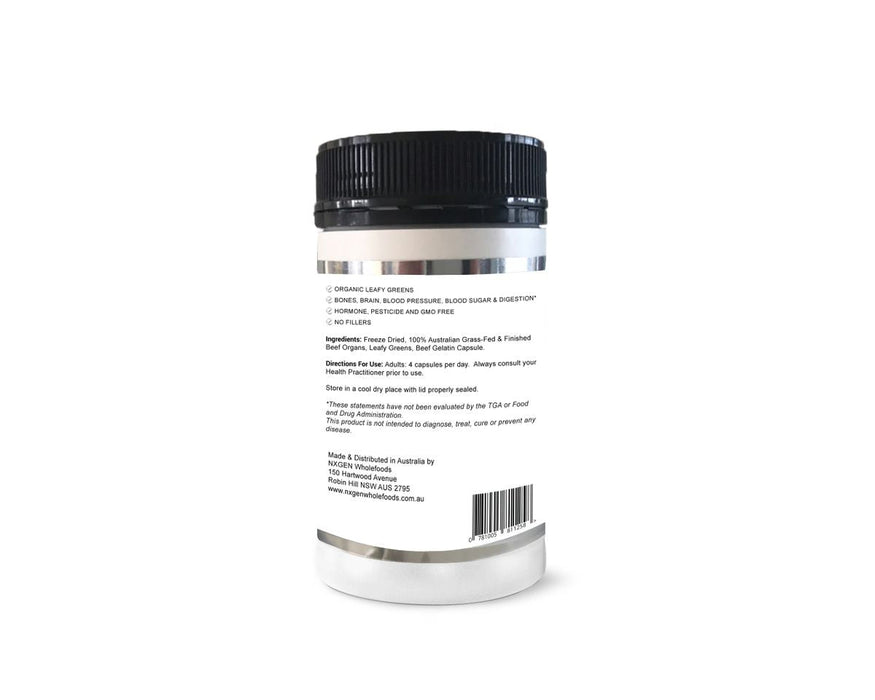Ancestral Leafy Greens Capsules - Natural Magnesium - 160 Capsules